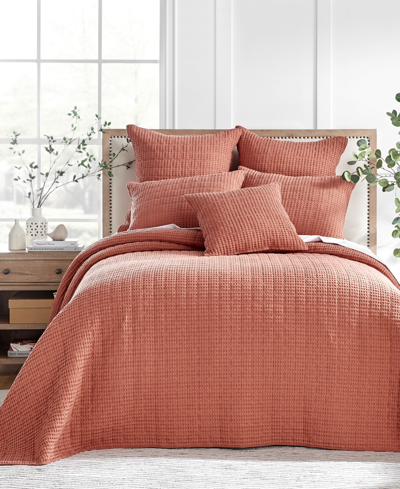 Levtex Mills Waffle Classic 3-pc. Bedspread Set, King In Clay