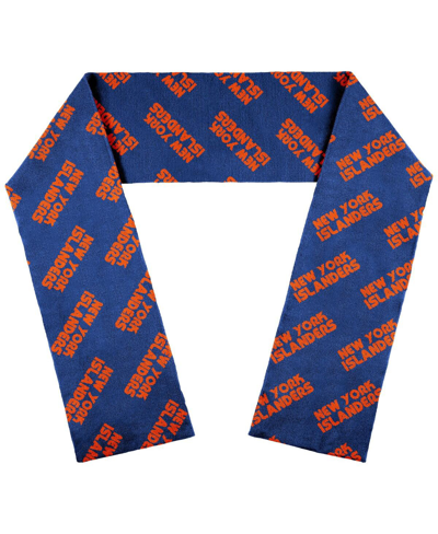 Wear By Erin Andrews Women's  New York Islanders Team Wordmark Scarf In Red,blue