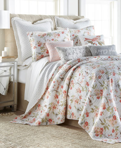 Levtex Pippa Painterly Floral 2-pc. Quilt Set, Twin In White