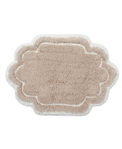 Home Weavers Allure Bathroom Rug, 17" X 24" In Linen