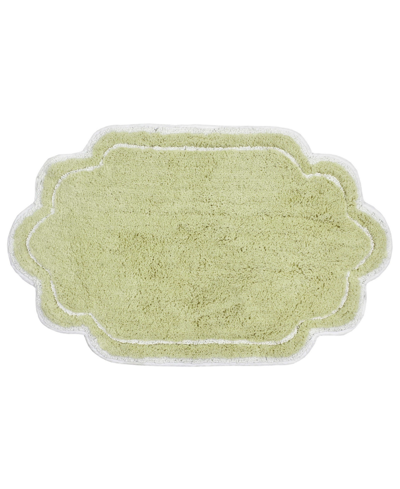 Home Weavers Allure Bathroom Rug, 24" X 40" In Green