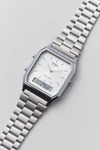 CASIO AQ230A-7AVT WATCH IN SILVER, MEN'S AT URBAN OUTFITTERS