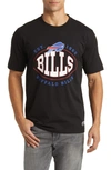 Hugo Boss Boss X Nfl Stretch-cotton T-shirt With Collaborative Branding In Bills