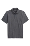 Vineyard Vines St. Jean Stripe Sankaty Performance Polo In Black White