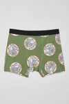 Keith Haring Dancing Flower Boxer Brief In Olive, Men's At Urban Outfitters