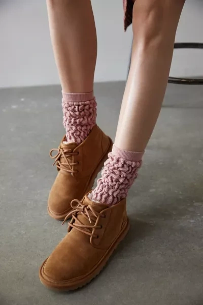 Iets Frans . Slouch Crew Sock In Mauve, Women's At Urban Outfitters