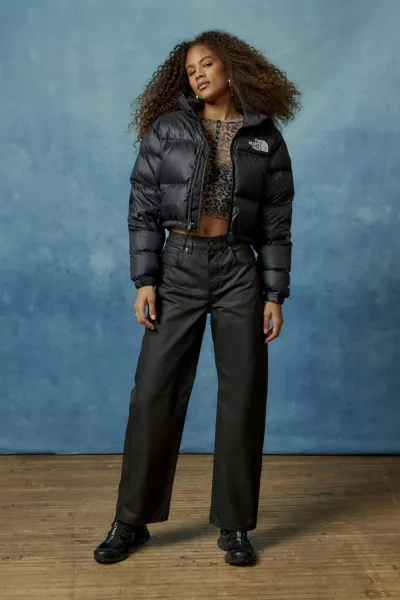 Bdg Bella Baggy Jean - Coated Denim In Black, Women's At Urban Outfitters