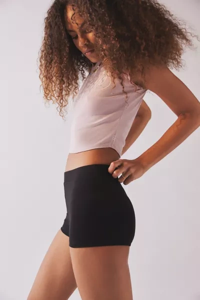 Out From Under Ponte Micro Short In Black, Women's At Urban Outfitters