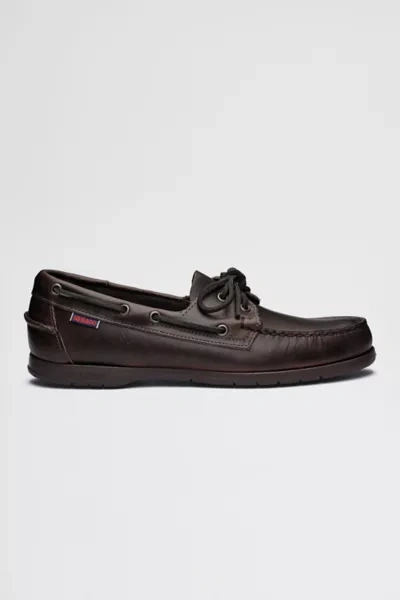 Sebago Endeavor Boat Shoe In Dark Brown, Men's At Urban Outfitters In Dark Brown