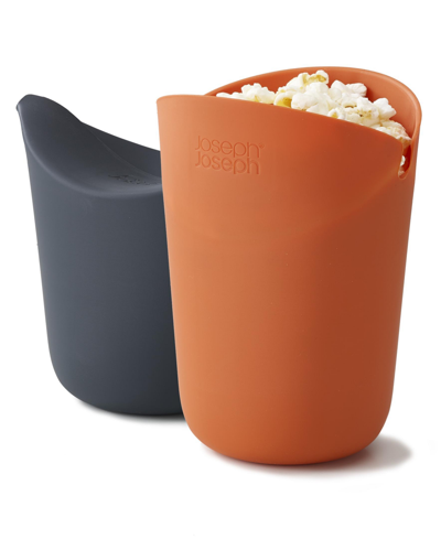 Joseph Joseph M-cuisine Single-serve Popcorn Maker Set Of 2 In Grey