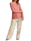 Papinelle Karolina Relaxed Fit Pajamas In Soft Cinnamon