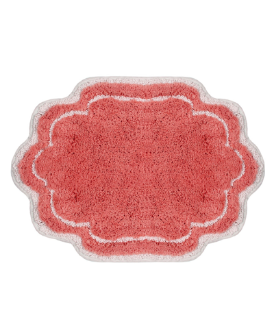 Home Weavers Allure Bathroom Rug, 17" X 24" In Coral