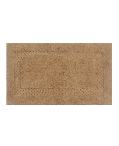 Home Weavers Classy Bath Rug, 21" X 34" In Linen