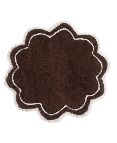 Home Weavers Allure Bathroom Rug, 30" Round In Brown