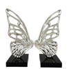 FINESSE DECOR BUTTERFLY WINGS CHROME SCULPTURE