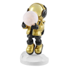 FINESSE DECOR HADFIELD TAKES THE MOON // LIGHTED ASTRONAUT- SCULPTURE // BLACK & GOLD