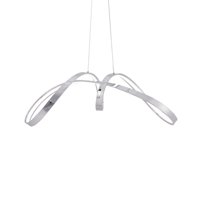 Finesse Decor Lisbon Led Chandelier In Silver