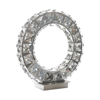Finesse Decor Round Crystal Extravaganza Led Table Lamp