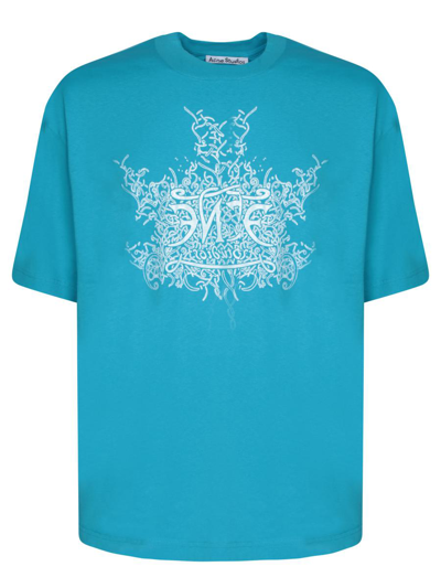 Acne Studios Franzisko Glow Logo Sweatshirt In Black