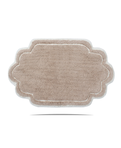 Home Weavers Allure Bathroom Rug, 21" X 34" In Linen