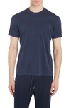 Tom Ford Short Sleeve Crewneck T-shirt In Dark Blue