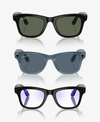 Ray Ban Unisex  Meta Wayfarer Smart Glasses Collection In Black