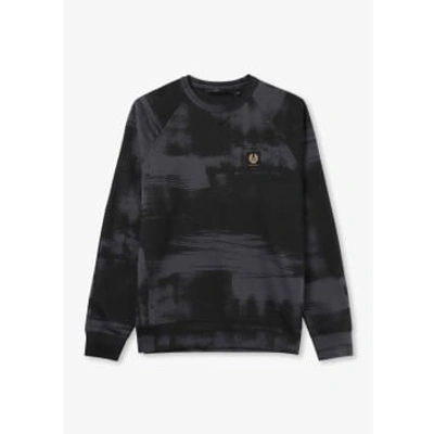 Belstaff Mens Severn Sweatshirt In Slate Black