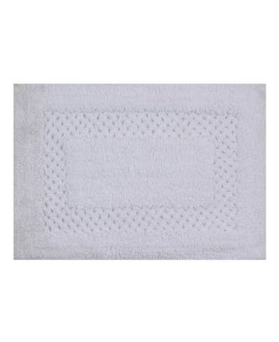 Home Weavers Classy Bath Rug, 17" X 24" In White