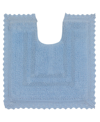 Home Weavers Opulent Reversible Bath Rug, 20" X 20" In Blue