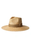 Brixton Joanna Straw Hat In Honey/ Mojave/ Black