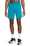 Nike Men's  Pro Dri-fit Flex Vent Max 8" Training Shorts In Bright Spruce/ Black
