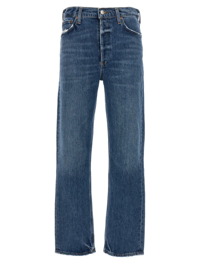 Agolde Riley Long Jeans Blue