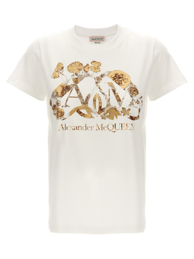 Alexander Mcqueen T-shirts And Polos White In Blanco