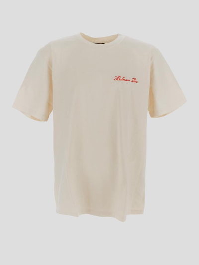 Balmain T-shirts And Polos In Crememulti