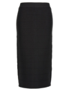Herve Leger Icon Bandage Pencil Skirt In Black