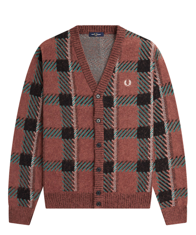 Fred Perry Cardigan In Multicolor