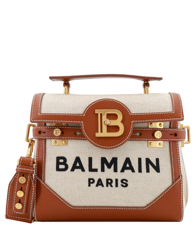 Balmain Shoulder Bag In Beige