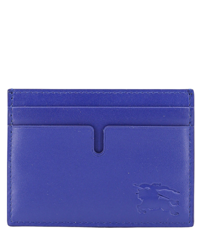 Burberry Credit Card Holder In Blue