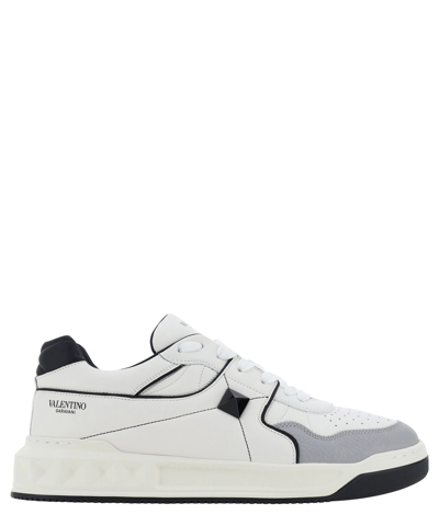 Valentino Garavani One Stud Sneakers In White