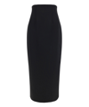 Khaite Loxley Viscose Blend Maxi Skirt In Black