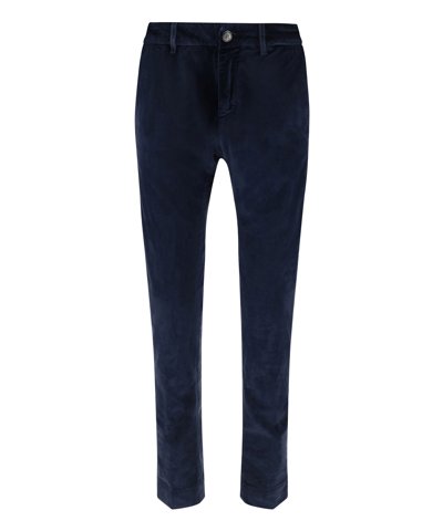 Hand Picked Trousers In Blue