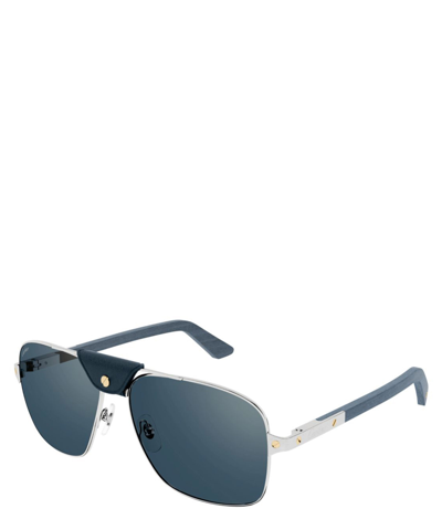 Cartier Aviator Frame Sunglasses In Crl