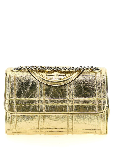 Tory Burch 'fleming Small Convertible' Crossbody Bag In Gold