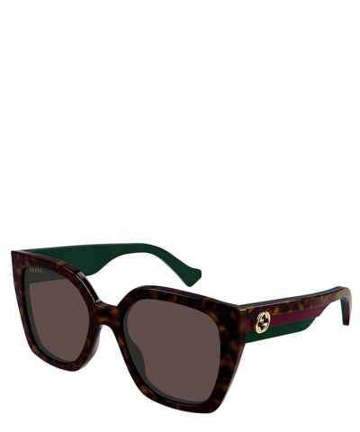Gucci Gg1300s W 002 Square Sunglasses In Brown