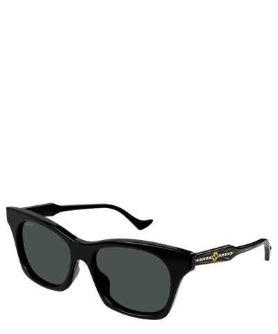 Gucci Gg1299s Sunglasses In 001 Black Black Grey