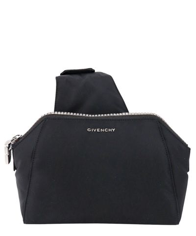 Givenchy Small Antigona Crossbody Bag In Black