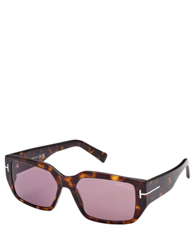 Tom Ford Eyewear Rectangular Frame Sunglasses In Crl