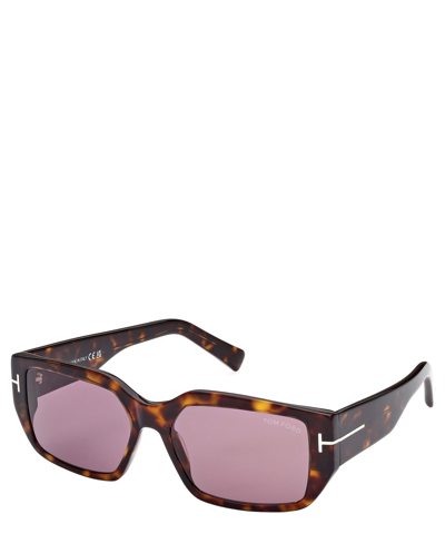 Tom Ford Rectangular Frame Sunglasses In Multi