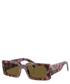 Prada Rectangular-frame Sunglasses Sunglasses In Crl