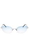 Bustout Eyeglasses Kayt Gatta - Argento - Azzurro In Crl